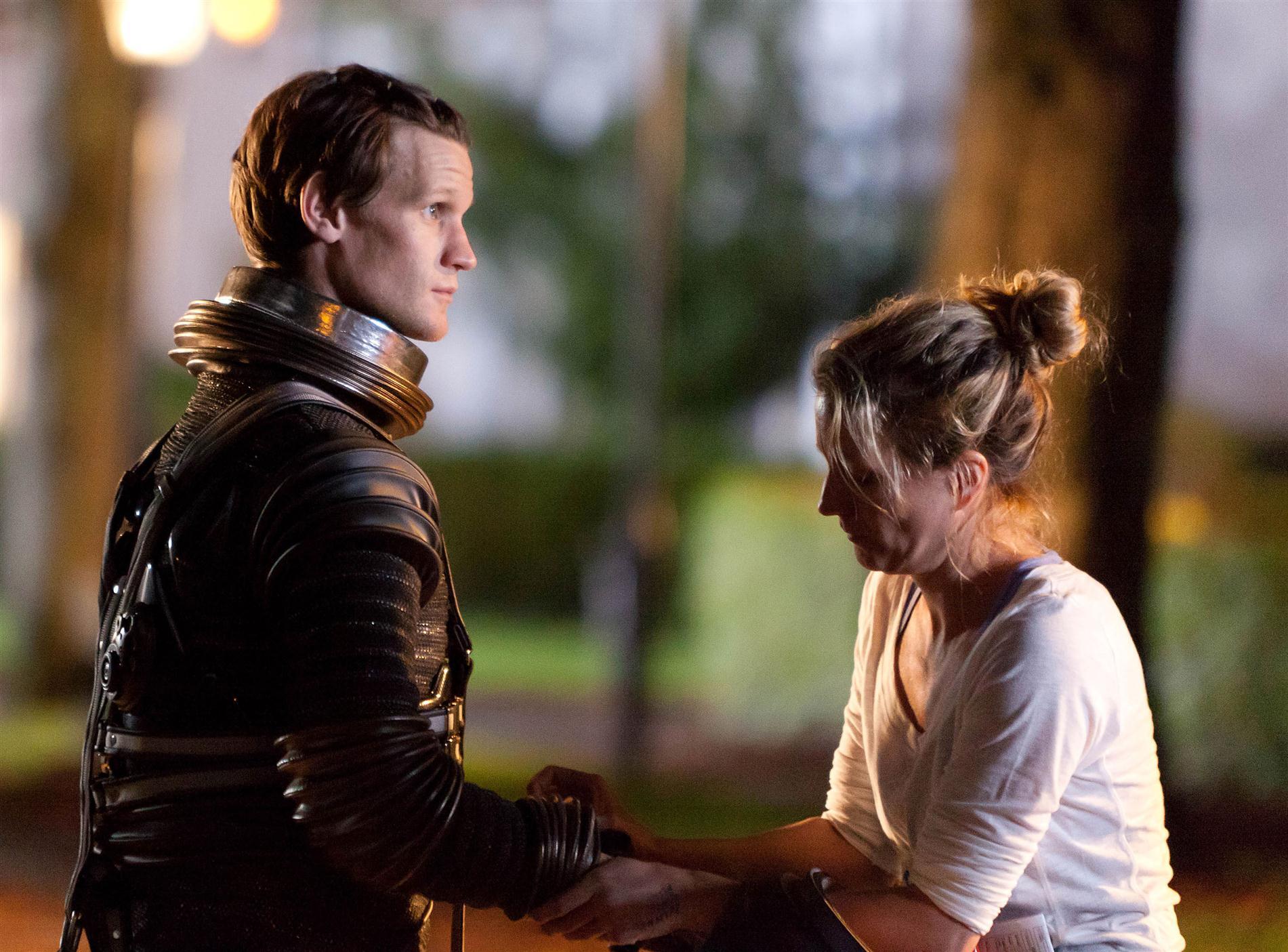 Matt Smith as Doctor Who filming the Christmas Special | Picture 87397